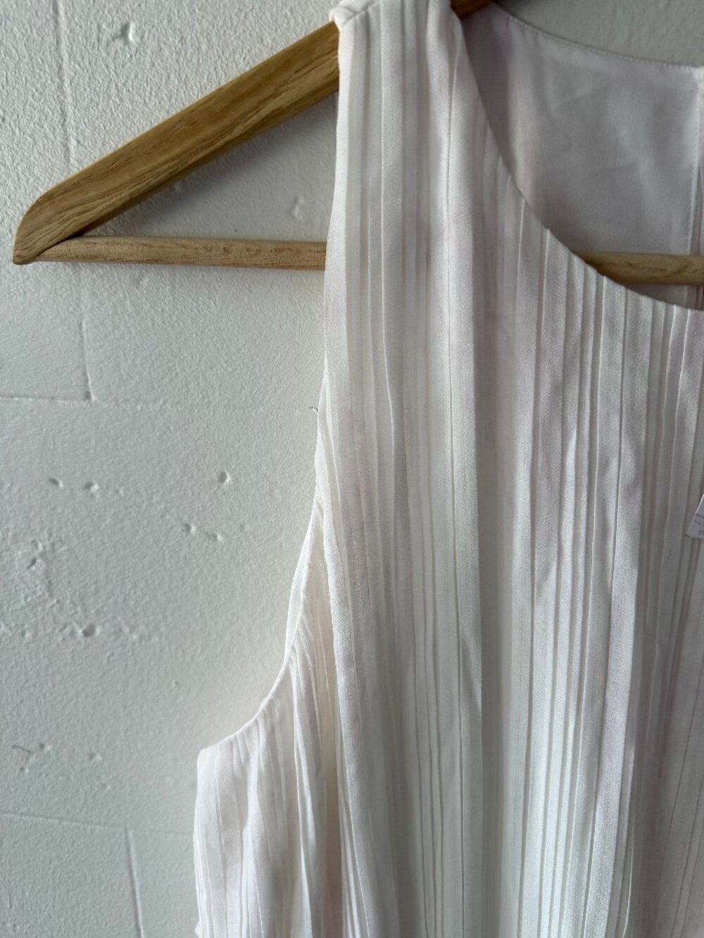 Joie | NWT Accordian Pleat Sleeveless Asymmetrical Formal Summer Dress | Medium - Picture 7 of 10